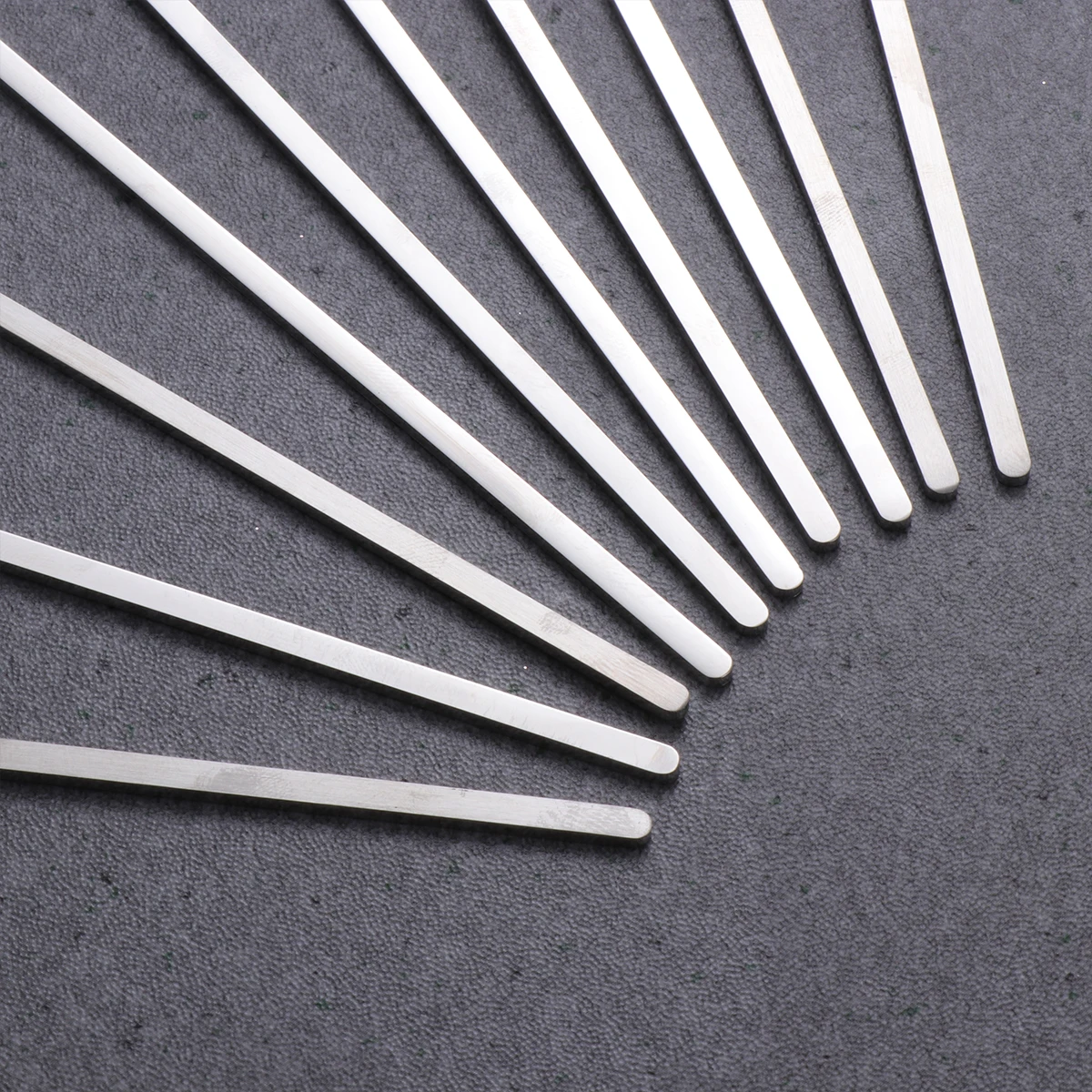 10PCS Stainless Steel Bracelet Strips AntiRust Durable FinePolished Smooth DIYOpen BraceletMaking Accessories JewelryCraft Gifts