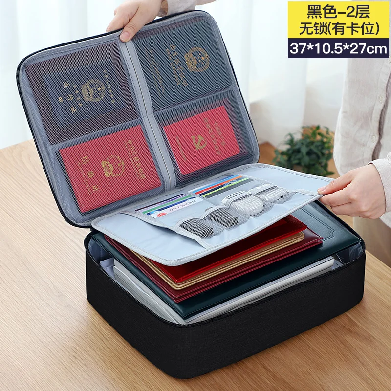 Rits Document Opbergtas Grote Kleding Bagage Compressie Lock Hersluitbare Handtas Draagbare Reizen Home Organisatie