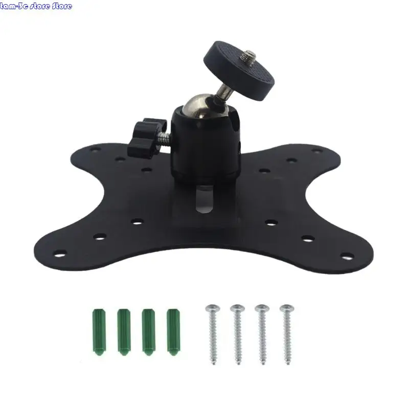 D0UA Одно отверстие проекторы кронштейна 360 градусов регулируемый угол угла с скрытым хранением кабеля тяжелый металл