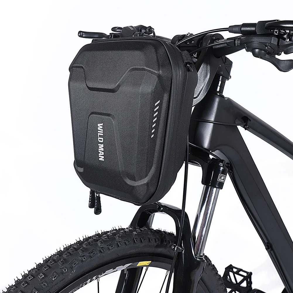 Bicycle Handlebar Head Bags Mountain MTB Road Bike Hard Shell Phone Case Electric Scooter Pouch Cycling Riding Equipment Parts