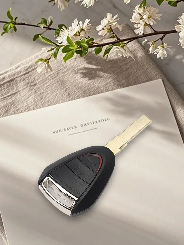 Clé de voiture à distance Leo FCC ID:LXP-VIM244 pour Porsche Carrera Cayman 911 987 996 997 Boxster S 2S 4S Turbo Targa 315/433MHz ID:46CHIP