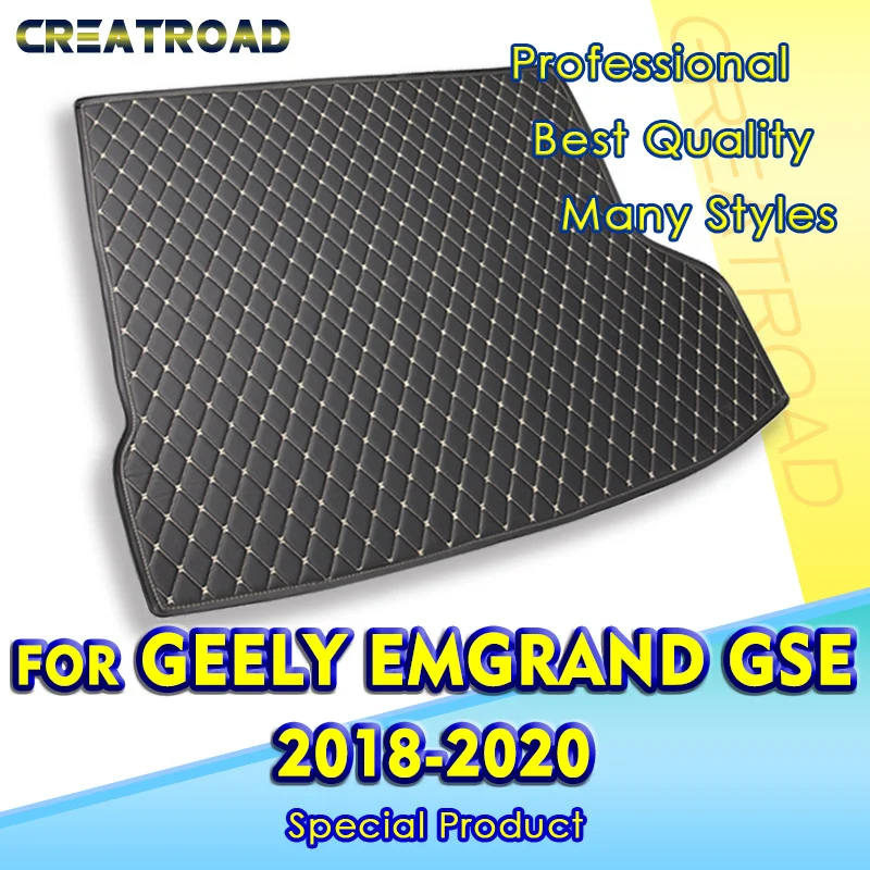 

Car Trunk Mat For GEELY Emgrand GSE 2018 2019 2020 Custom Car Accessories Auto Interior Decoration