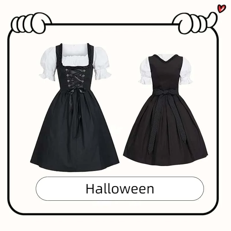 

Средневековое придворное платье горничной с завязками и высокой талией, облегающим силуэтом, бантом и полной юбкой для фотографии в час-путешествие