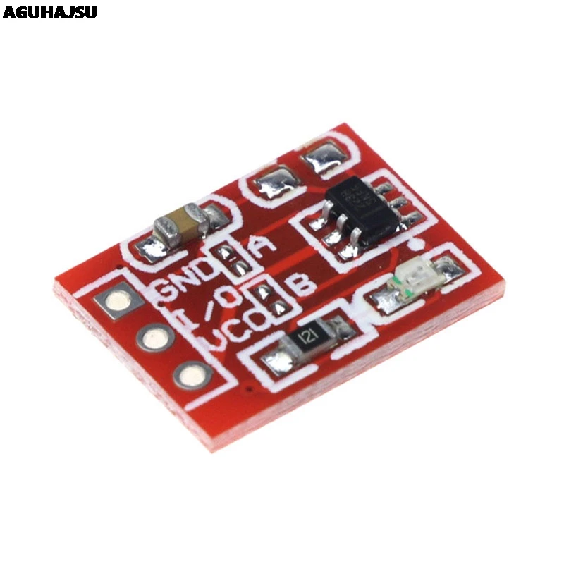 Picture 4: 10PCS/LOT NEW TTP223 Touch button Module Capacitor type Single Channel Self Locking Touch switch sensor