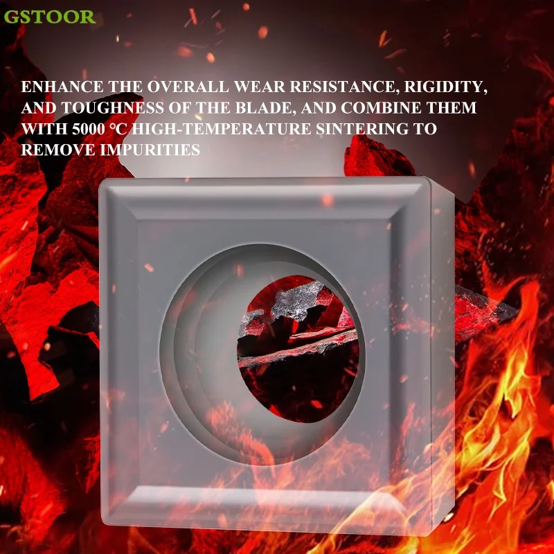 

Квадратные внутренние токарные инструменты SCMT09T304/120404-24 Токарный станок с ЧПУ Твердосплавные вставки для нержавеющей стали