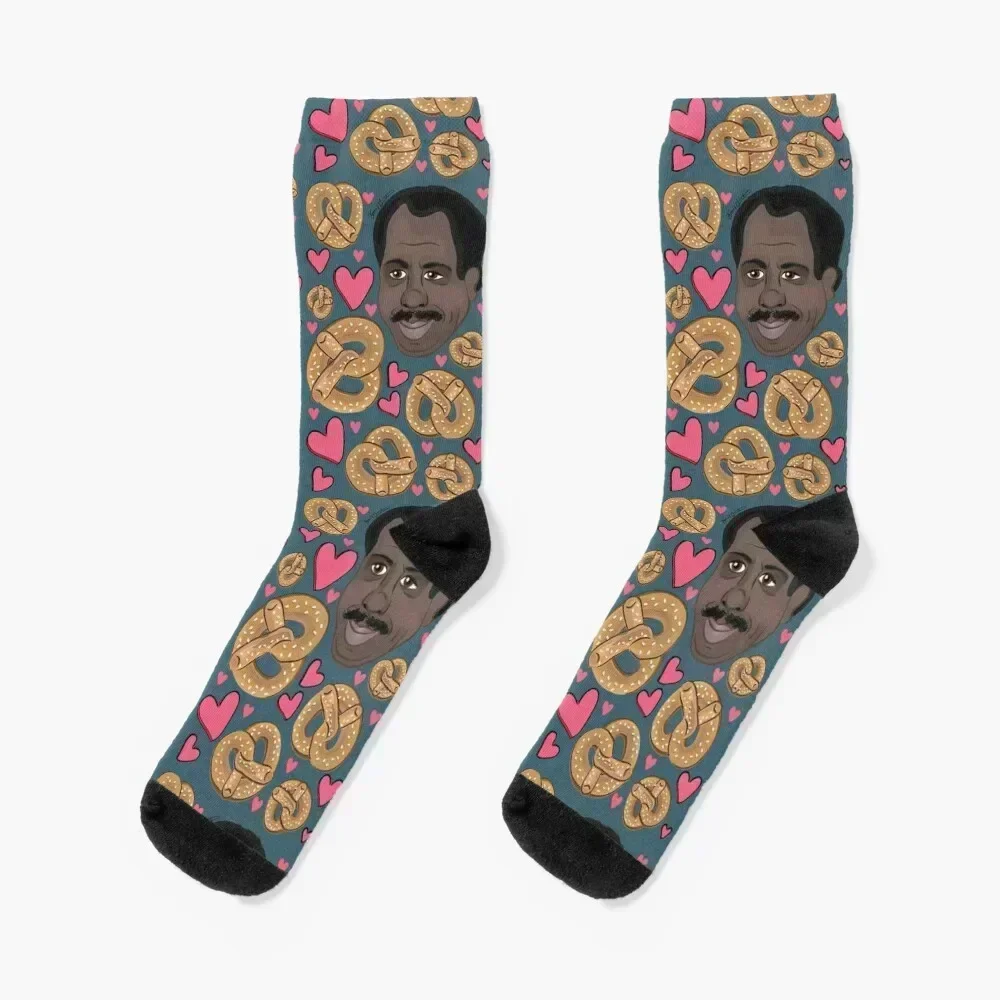 

For The Love of Pretzels Pattern Socks hip hop luxury happy hiphop Socks Men's Women's