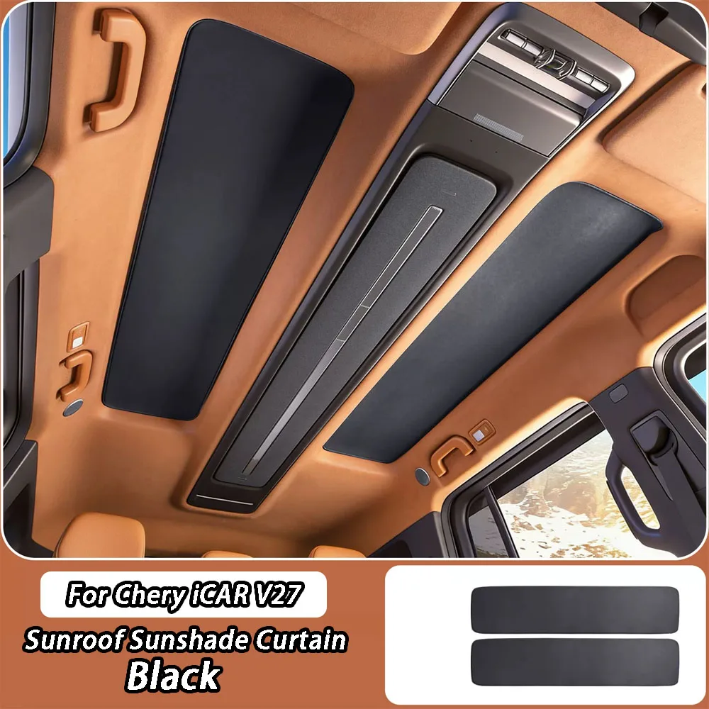 

For Chery iCAR V27 2026 Car Sunroof Suction Sunshade Sunroof Sunshade Insulation Sunshade Shield Auto Interior Modification Part