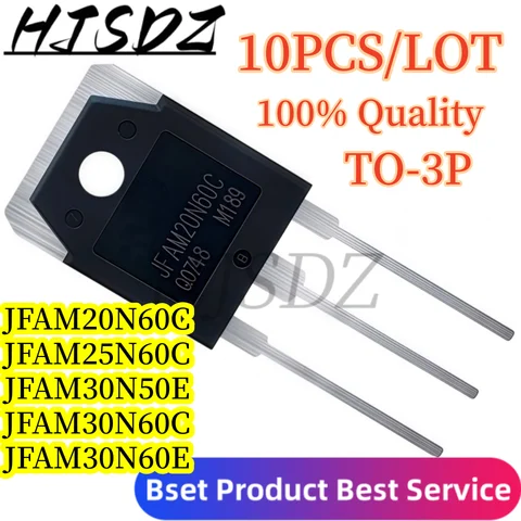 100% Quality【10PCS/LOT】JFAM30N60E JFAM30N60C JFAM20N60C JFAM25N60C JFAM30N50E TO-3P IC en Stock al por mayor