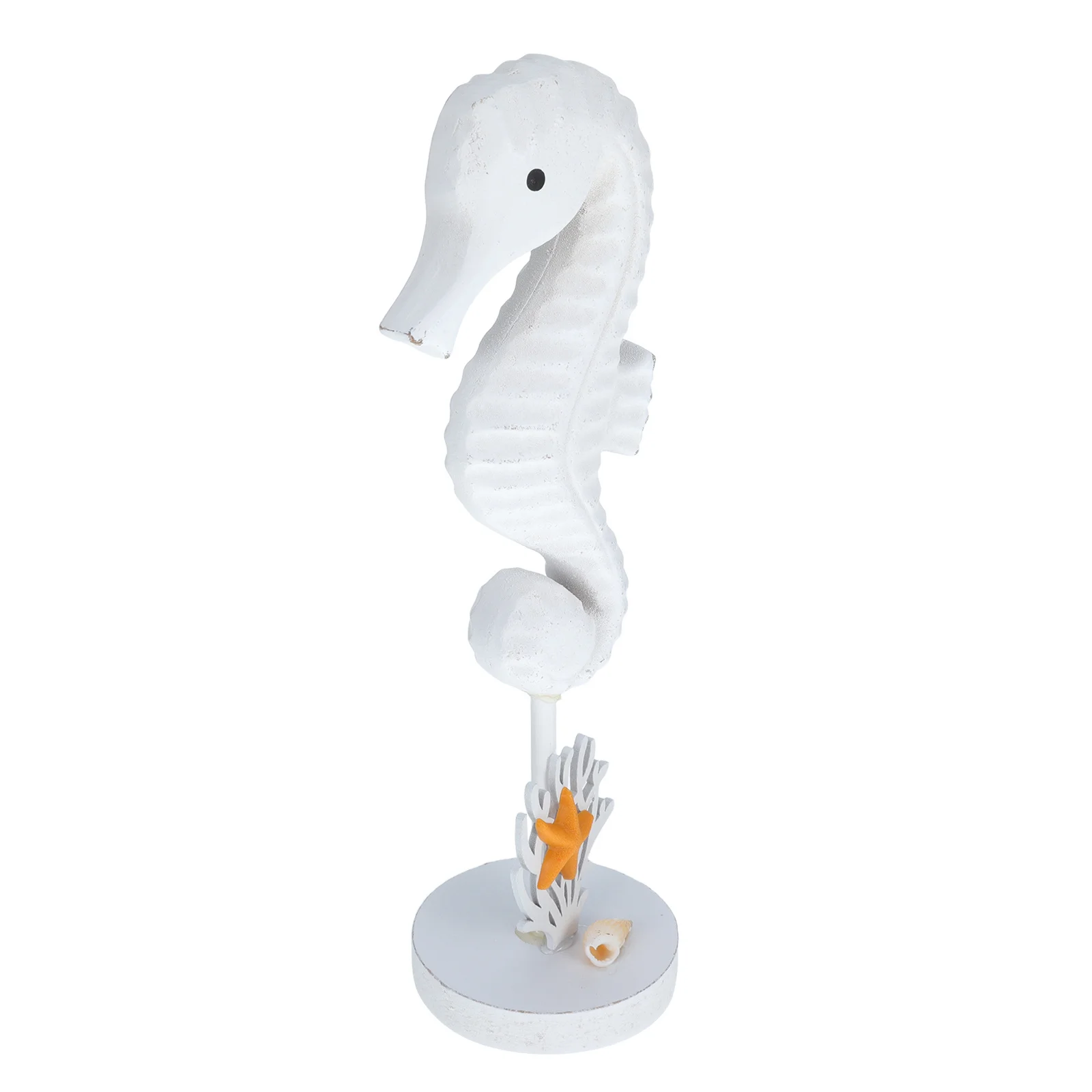 

Ocean Animal Statue Wooden Seaside Decor Desktop Ornament For Living Room Bedroom Office Nautical Coastal Wood Sculpture