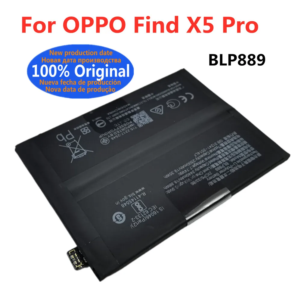 

BLP889 Original Battery For OPPO Find X5 Pro X5Pro 5000mAh High Quality Batteries