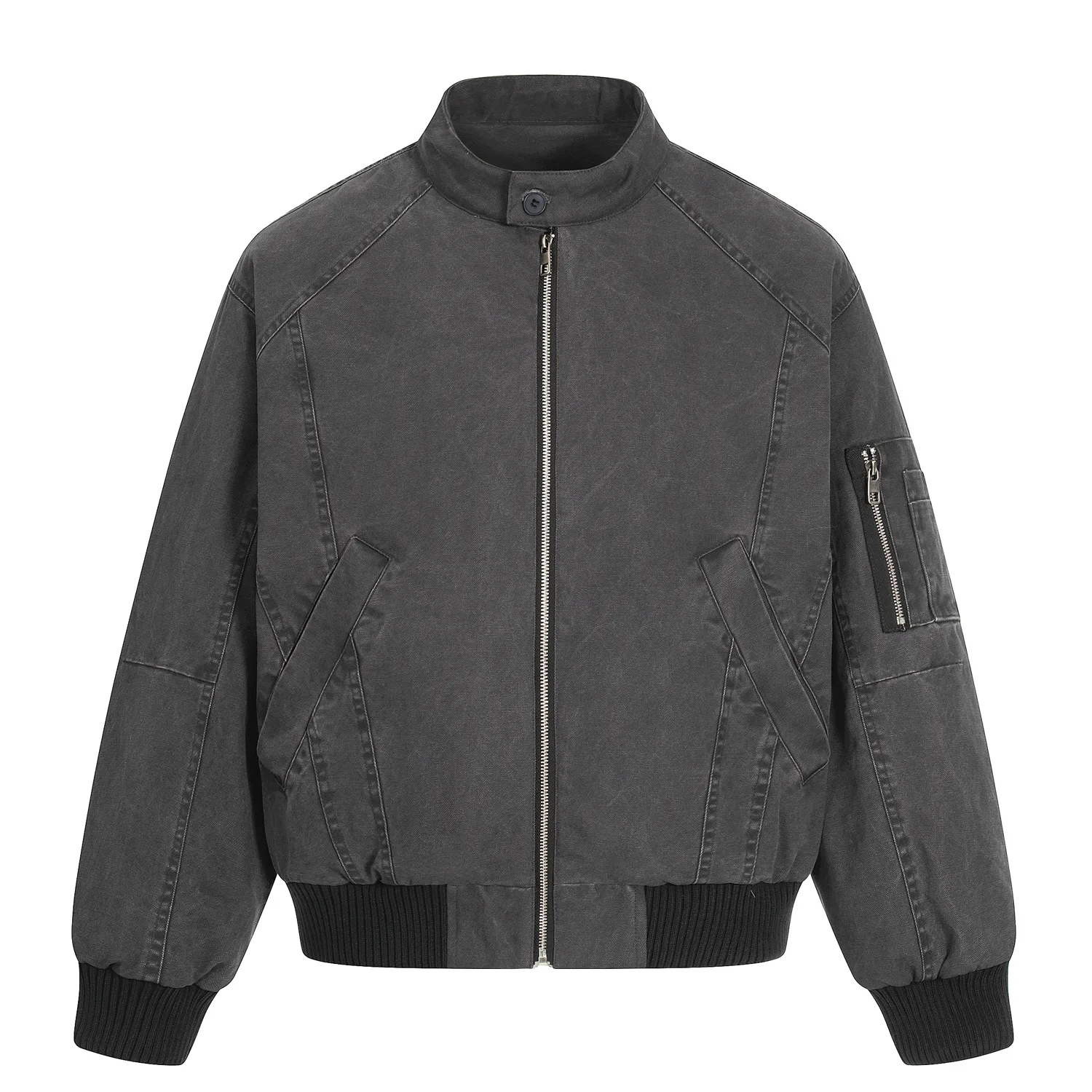 

Japanese-style Retro Amekaji Washed Vintage Loose American Vintage Unisex Workwear Down Jacket with 90% White Duck Down