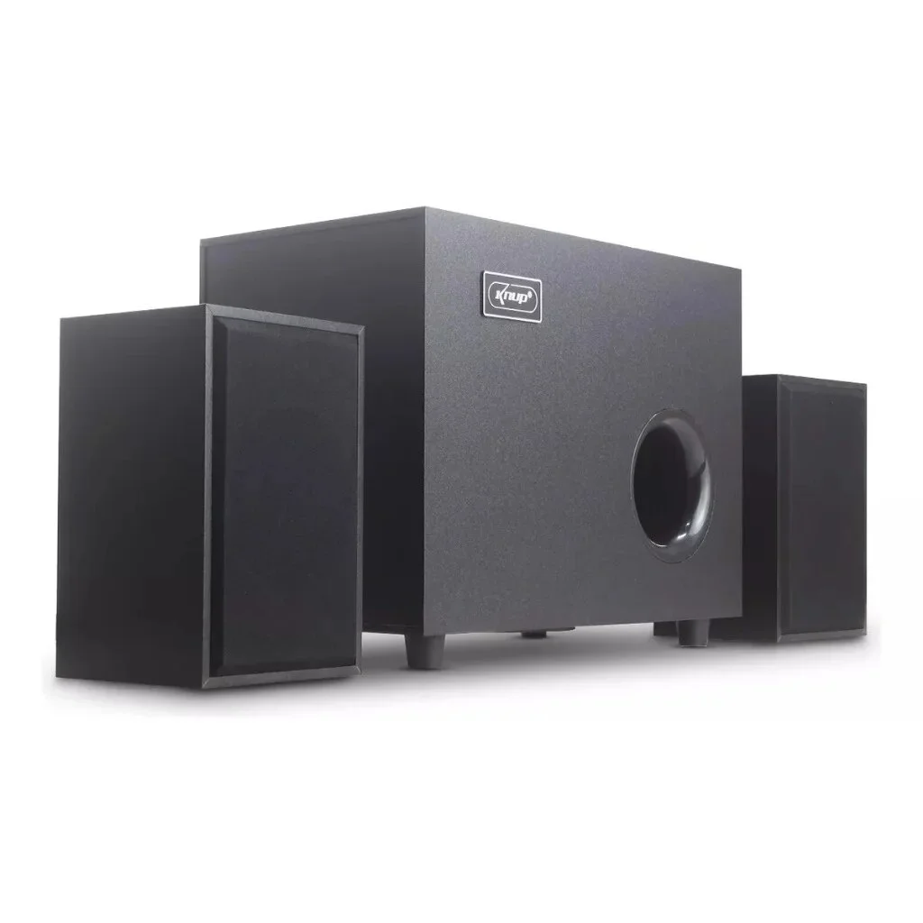 CAIXA DE SOM KNUP SUBWOOFER 2.1 