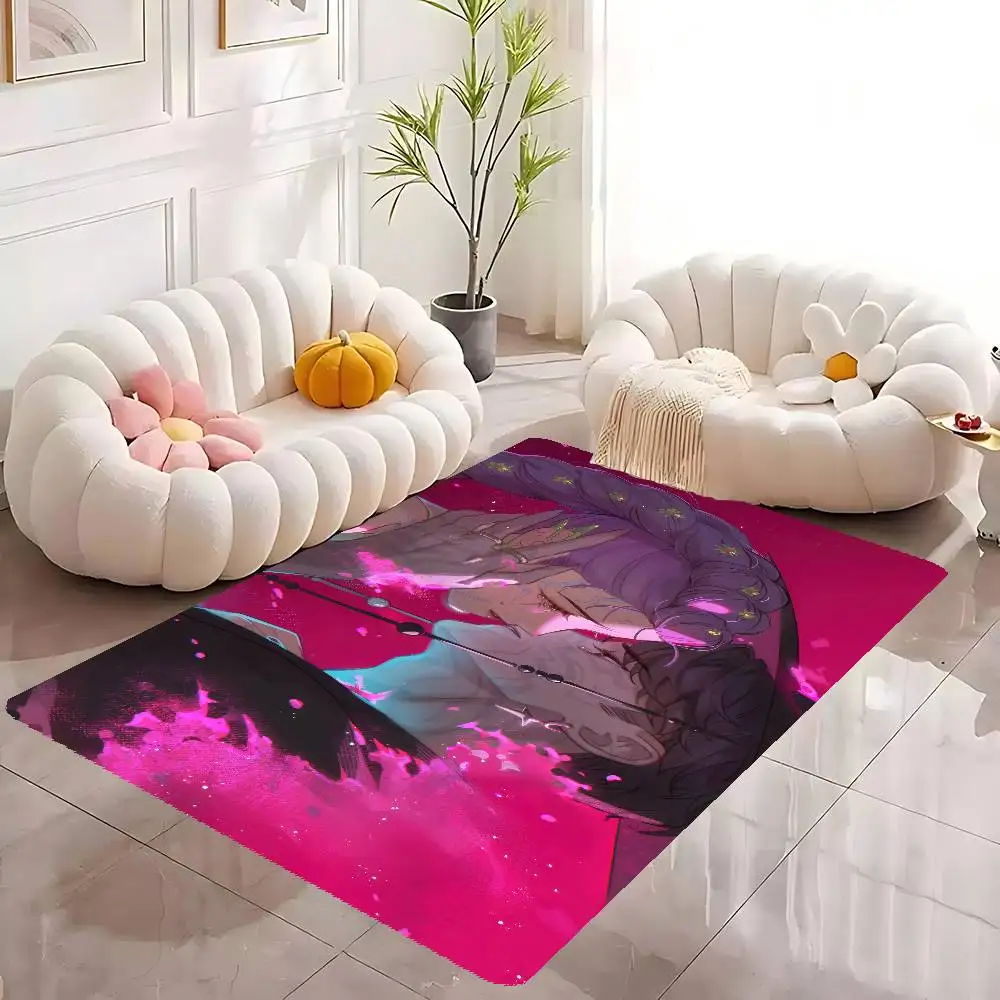 

KPop Demon Hunters Rumi Jinu Дверной коврик в скандинавском стиле Домашний коврик Коврики для ванной и туалета Коврики для спальни Прикроватные коврики