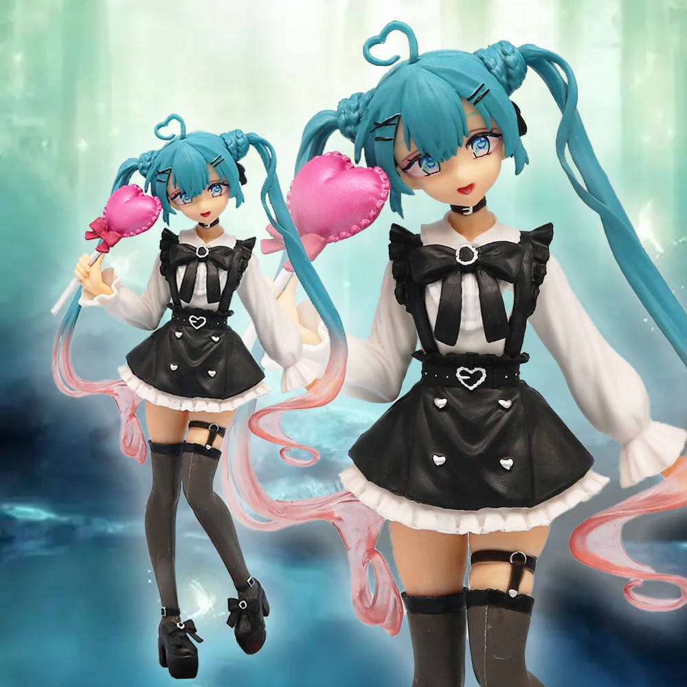 

Anime 19cm Hatsune Miku Beauty Girl Fashion Subclture Figure PVC Collection Model Birthday Gift Decoration Doll Model Kids Toys