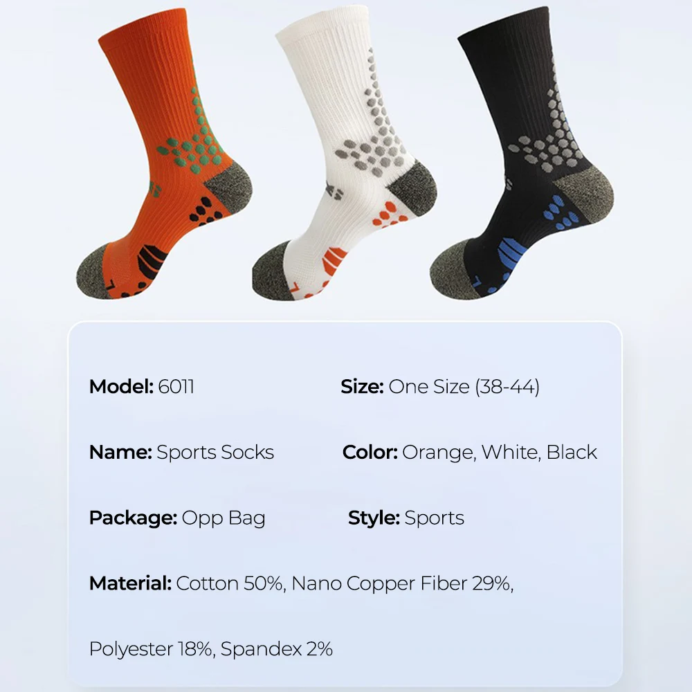 Cycling Running Climbing Summer Basketball Sports Socks for Men Nano Copper Deodorant Antibacterial Bicycle MTB Compression Sock