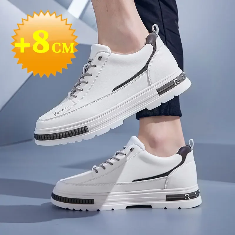 

SYTK High quality Heightening Shoes Elevator Shoes Height Increase Shoes Men Insole Sneakers Sport Footwear