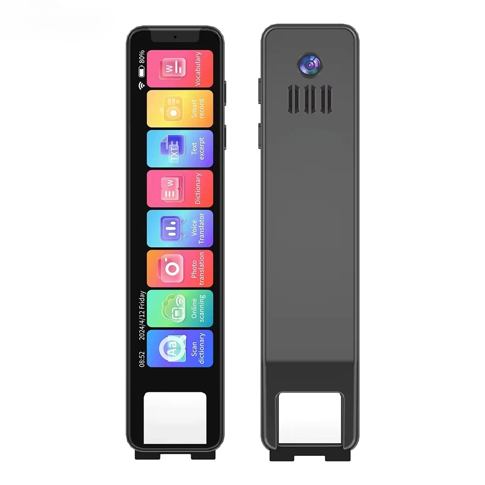 

Smart AI Scanning Translator Touch Screen Multilingual Voice OCR Translator with Camera