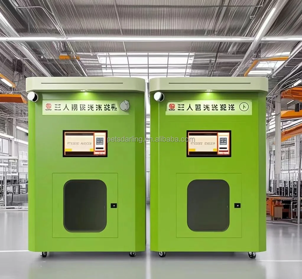 Customized Automatic Stainless Steel Pet Bath Machine Self-Service Self-Cleaning Dog Washing Grooming Products LED Easy Use Set