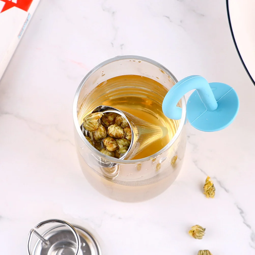 

2pcs Stainless Steel Strainer Umbrella Shape Filter For Home Office Use Detachable Tea Infuser Loose Hole Tea Ware