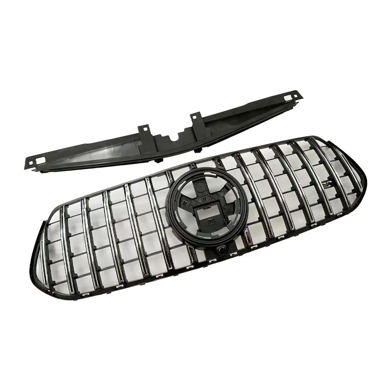 

Front Inlet Grille Radiator Grill Upgrade For Mercedes-Benz W167 V167 GLE300 GLE350 GLE400 GLE450d 2023 2024+ Middle Mesh Tuning