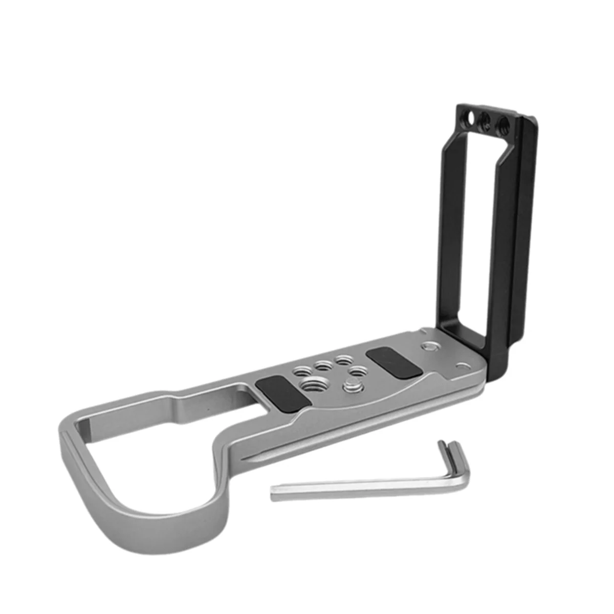 Câmera ajustável vertical de liberação rápida l placa/suporte aperto de mão para panasonic s5ii g9ii câmera prata