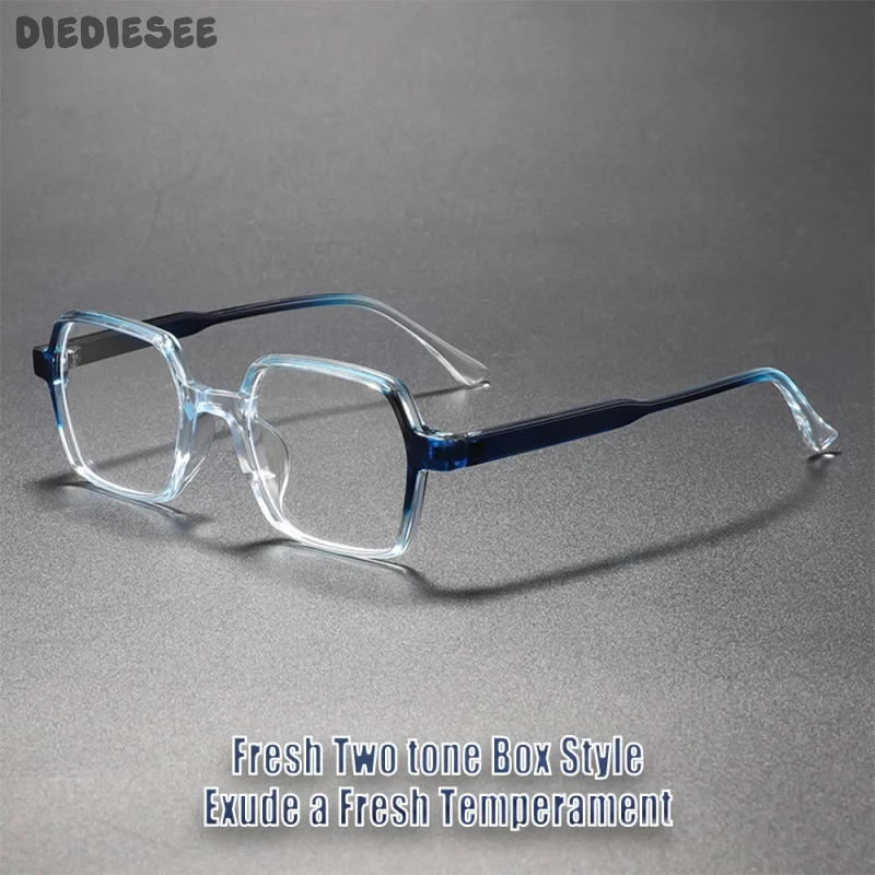 

DIEDIESEE Trendy Personalized Anti Blue Light Simple Box Can Be Matched With Myopia Optical Prescription Glasses Holder L28089
