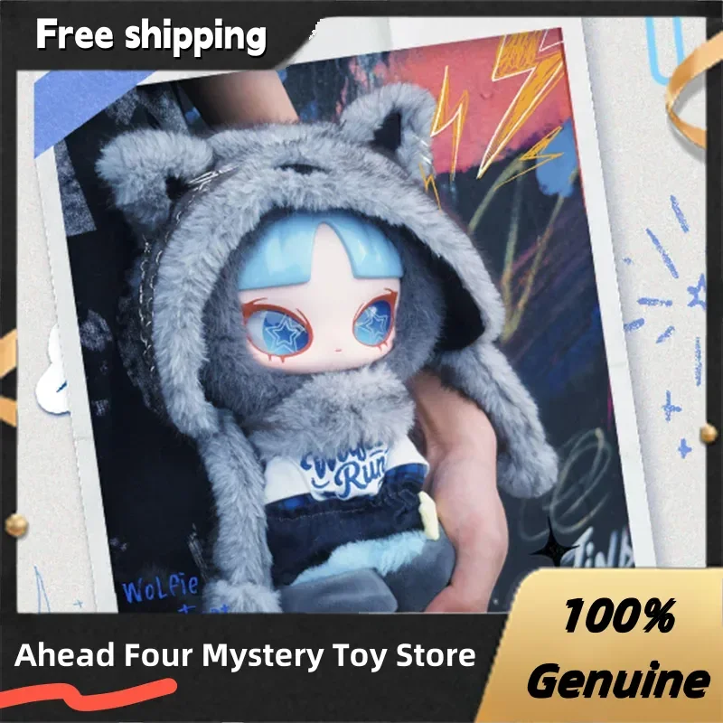 

Inn Wolfie Run Fast Виниловая плюшевая игрушка-кукла Подлинная Inn Special Edition Kawaii Симпатичная Коллекционная фигурка Ограниченный подарок Аниме Декор
