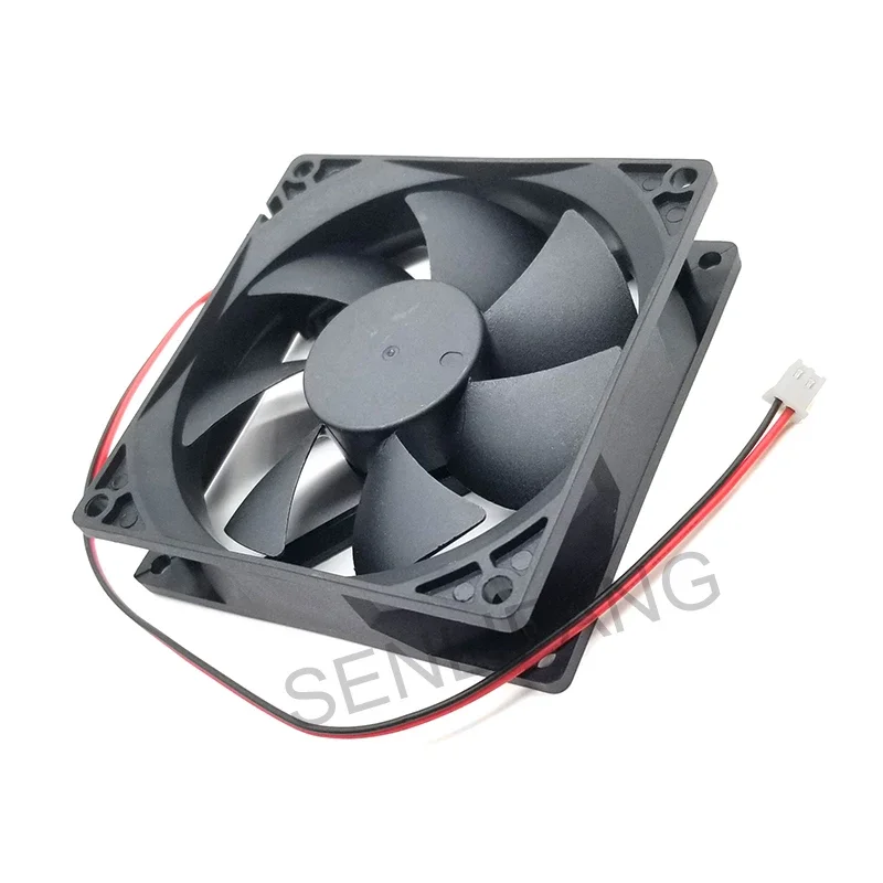 9CM Fan New TD9025LS DC 12V 0.16A  90*90*25MM 2Lines Hydraulic Cooling For TONON