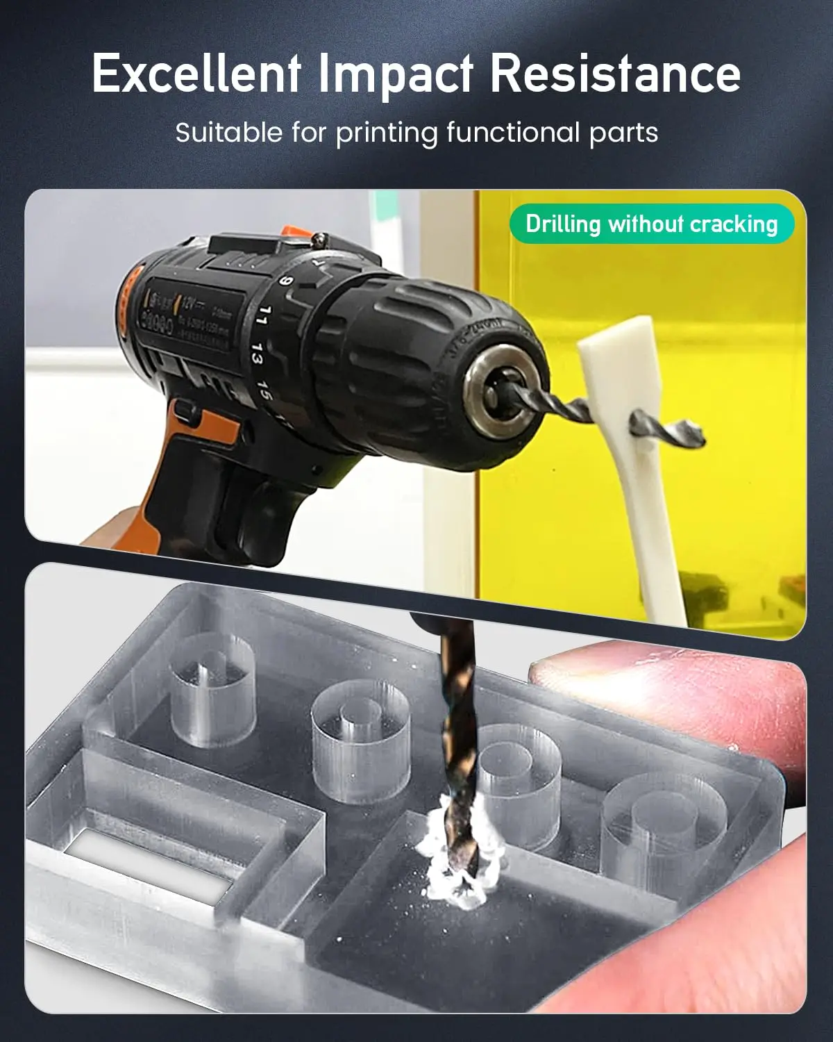 Imagem -04 - Sunlu-abs Como Resina Lavável à Água para Material de Impressora 3d Cura Rápida por uv Resina de Fotopolímero para Lcd 1000g Garrafa 405nm 1kg