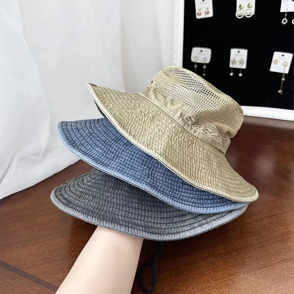 HATZZI Unisex Summer Sun Protection Bucket naturehike Hiking Camp Mesh cap for men and Women , boonie Jungle Fishing hats