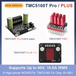 BIGTREETECH TMC5160T Plus TMC5160T Pro 60V High Power Speed Stealthy Stepper Motor Driver for OctopusPro Ender3 3D Printer Parts