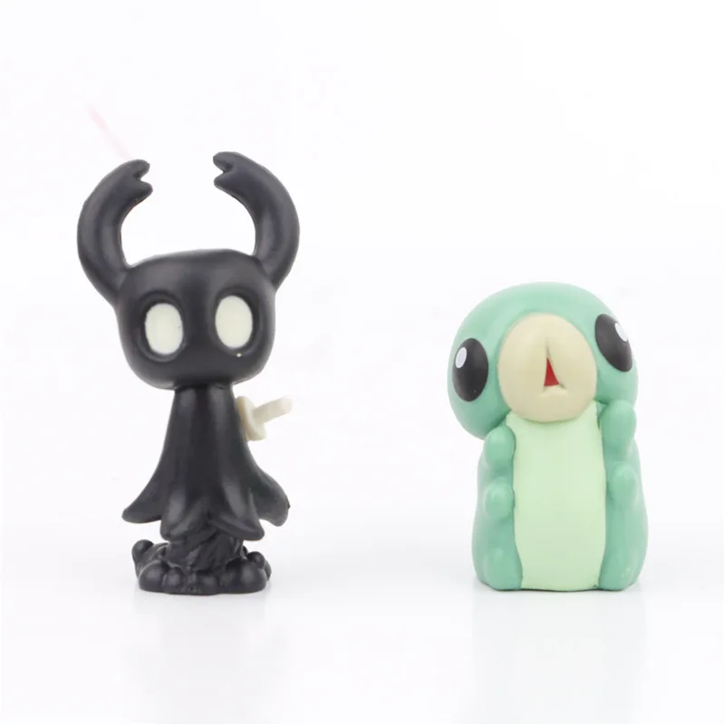 

6in1 Game Hollow Knight: Silksong Figure Kawaii mini Version Little Knight Anime Figure Wasp Girl Figurine PVC Collection Toys