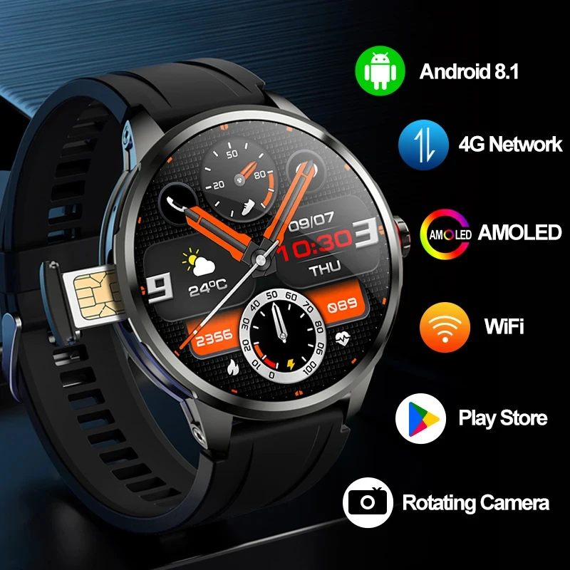 GoldenSpike H99 5G All Network Smart Watch GPS WIFI 256GB Rom Game Video Smart Watch Google Play Store 1,95-calowy ekran Amoled