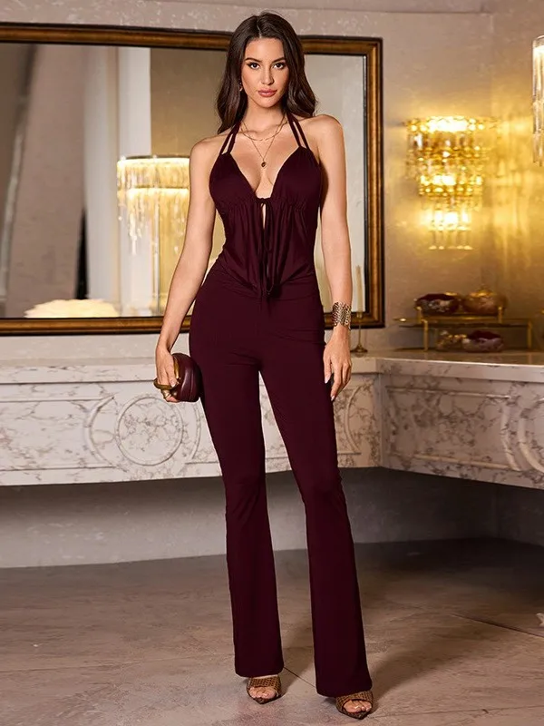 

Женский комбинезон Slim Fit с бретелями и завышенной талией, длинные брюки, утепленный, весенний, модный, цельный костюм