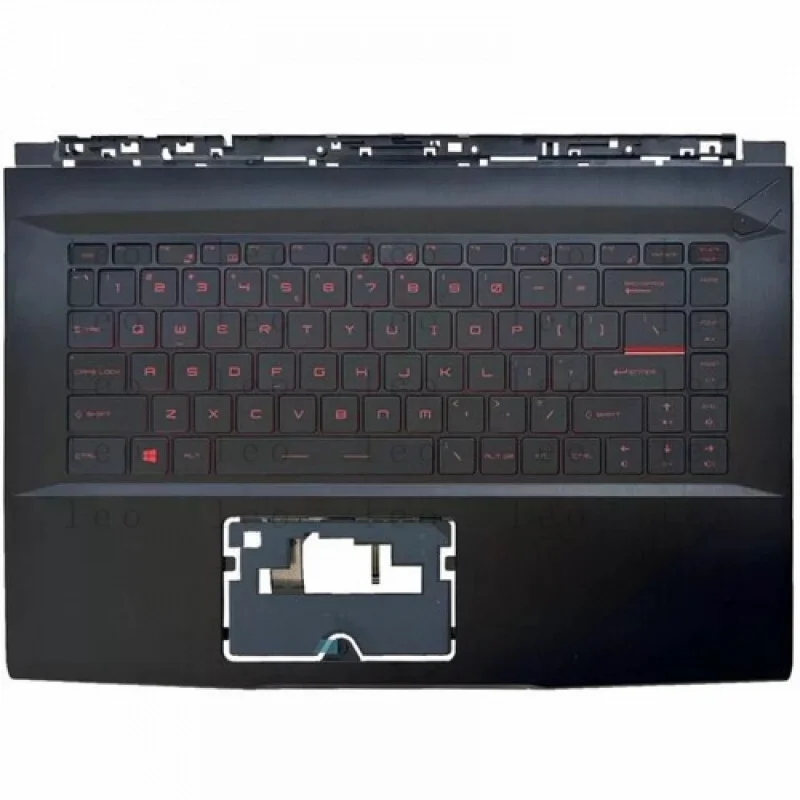 

Новинка WW для MSI GF65 9SD 9SE MS-16W1 MS-16W2, чехол для упора для рук, клавиатура с красной подсветкой