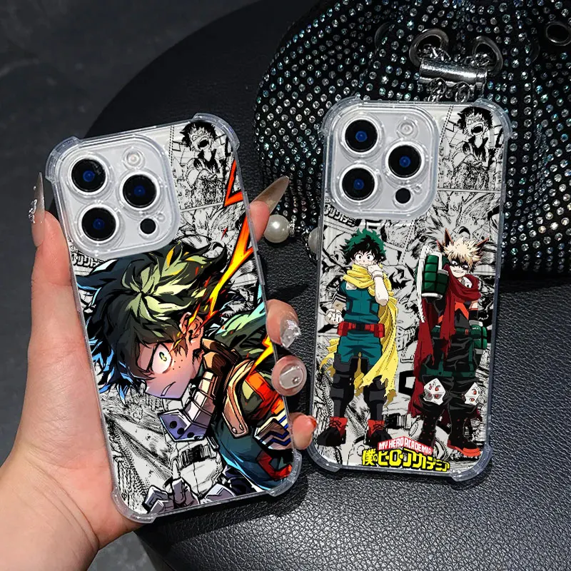 My Hero Academias Manga Case For Samsung Galaxy A17 A27 A37 A57 A07 A56 A26 A36 A16 A55 A35 A25 A15 A05 A54 A52 A34 Clear Cover