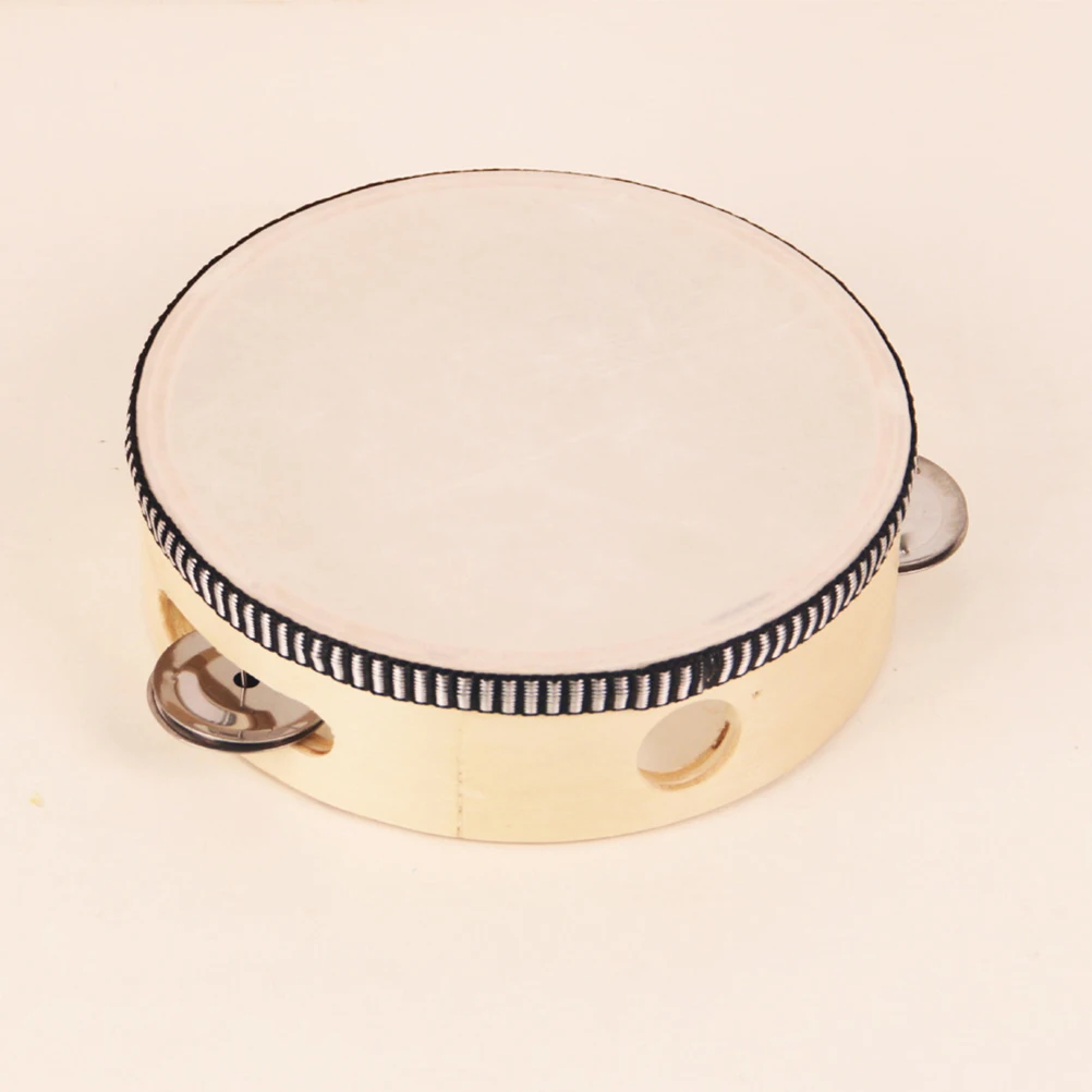 

Kids Musical Tambourine Percussion Instrument Finger Castanets Child Drum Instruments