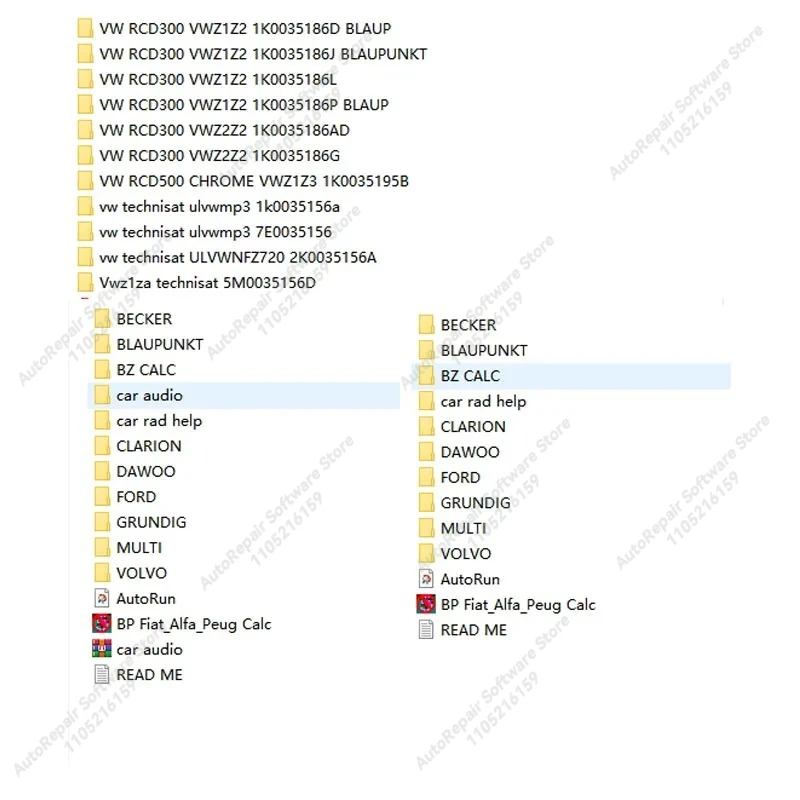 Calulateur d'autoradio Code de déverrouillage d'autoradio Code de calulateur en Eeprom pour Alfa pour BECKER pour Honda pour Nissan pour BMW... ectez de nombreuses voitures