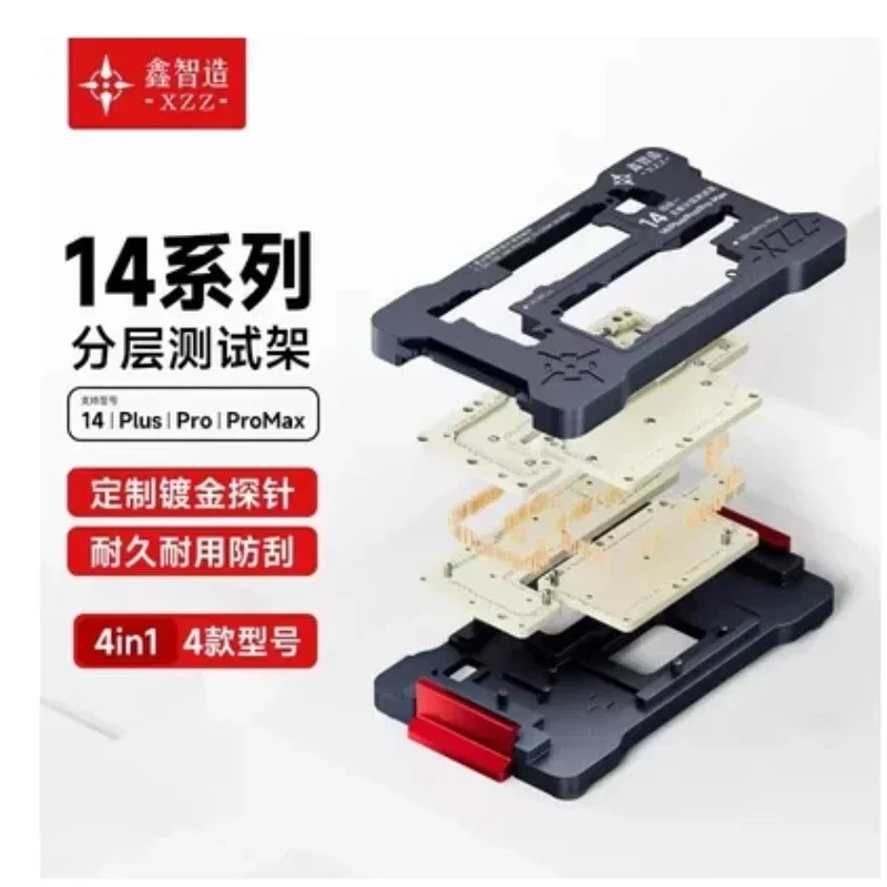 XZZ Motherboard Test Fixture Holder for iPhone 15 14 13 X Max Logic Board Middle Layer Radio Frequency Function Tester iSocket