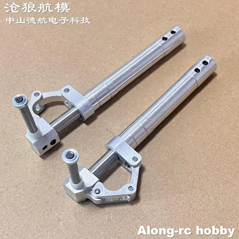 Train d'atterrissage à amortissement principal renforcé D4 D5, hauteur 110 à 140mm, adapté au modèle d'avion RC 5-10kg, pièces de rechange pour avion JET EDF