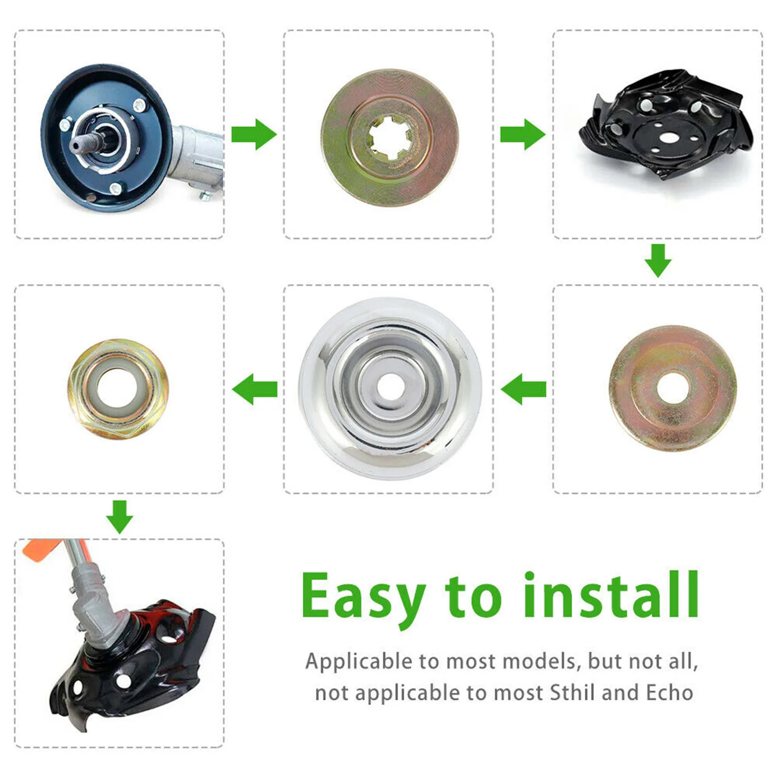 Outdoor Trimmer Kopf Adapter Kit Rasenmäher Kopf Adapter Trimmer Kopf Adapter Mäher Kopf Adapter