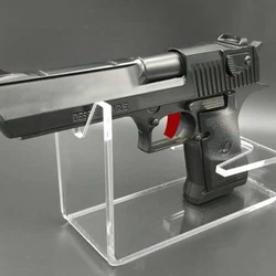 Soporte de exhibición de pistola de juguete para niños, estante de exhibición de pistola de juguete transparente, Universal, 1/2 piezas