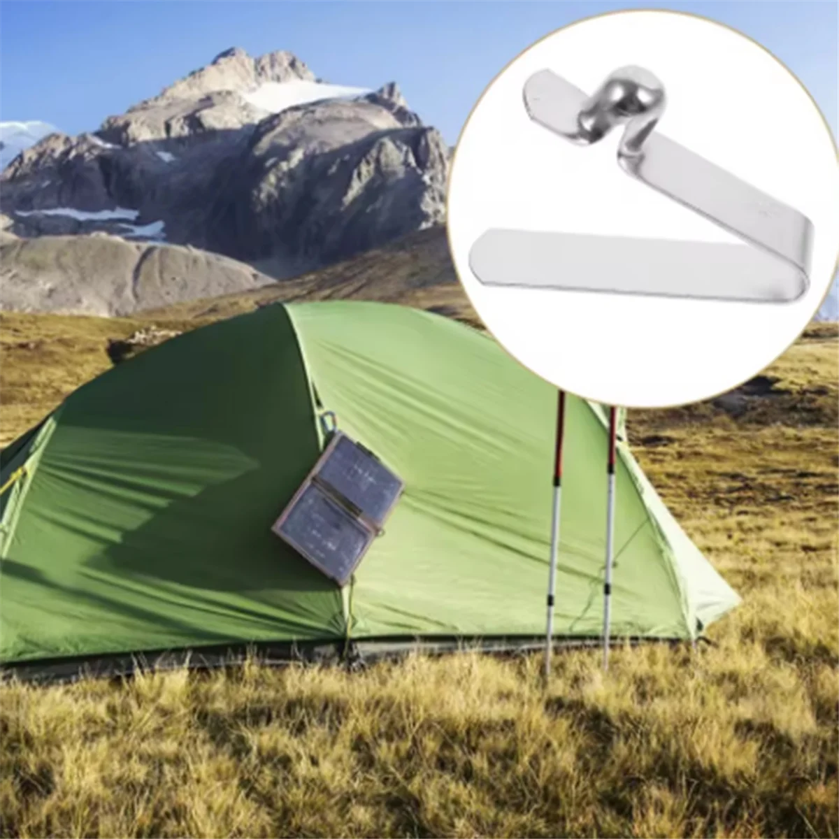 BAAQ 100 Pcs Umbrella Marbles Snaps Corner Buttons Hooks Clips Paddle Spring