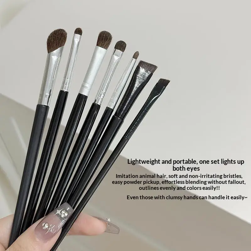 Eyeshadow Makeup Brush Set Soft Synthetic Bristle Eye Shading Liner Brushes For Daily Eye Makeup·..