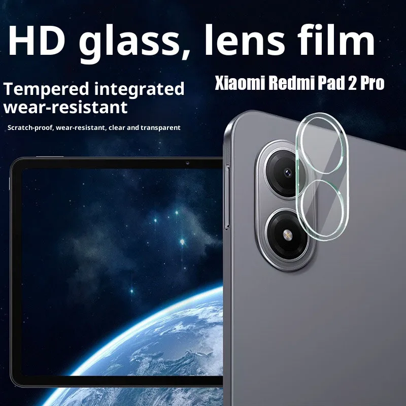 

3D Tempered Glass Protector for Xiaomi Redmi Pad 2 Pro Back Camera Protectors for Xiaomi Redmi Pad 2 Lens Film Cover