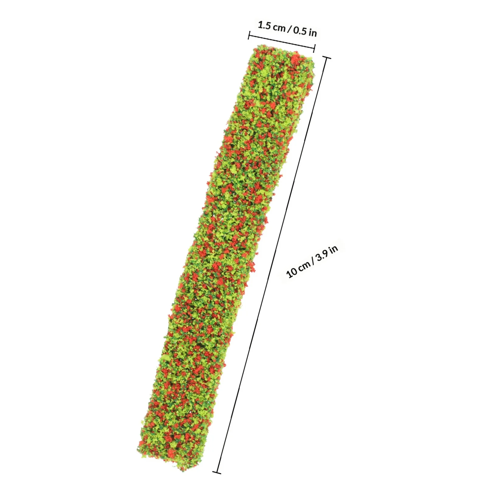 20 pezzi di grappolo di fiori di simulazione mini arbusto di fiori colore brillante tavolo di sabbia decorazione di paesaggi fai da te ornamento di paesaggio in miniatura