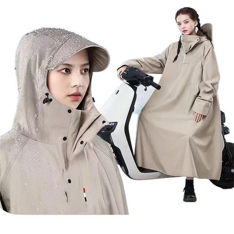 

1PC Adult Motorcycle Raincoat Thicken Waterproof Durable Electric Car Rain Coat for Men And Women Riding Gear Special Raincoat