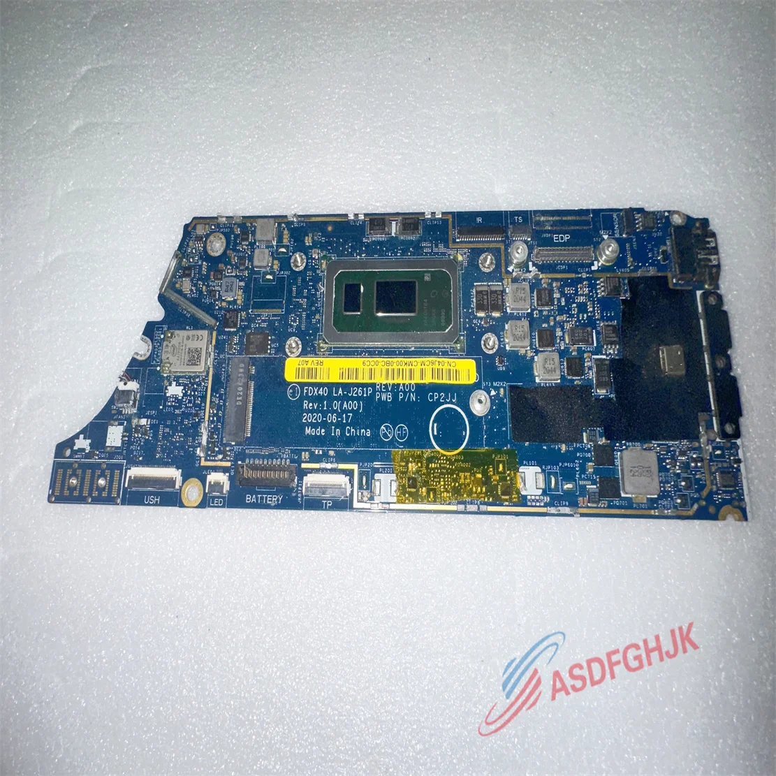 4J6CM 04J6CM CN-04J6CM FOR Dell Latitude 7410 / 7310 Motherboard System Board  i5  CPU AND 16GB  RAM EDX40 LA-J261P TEST OK