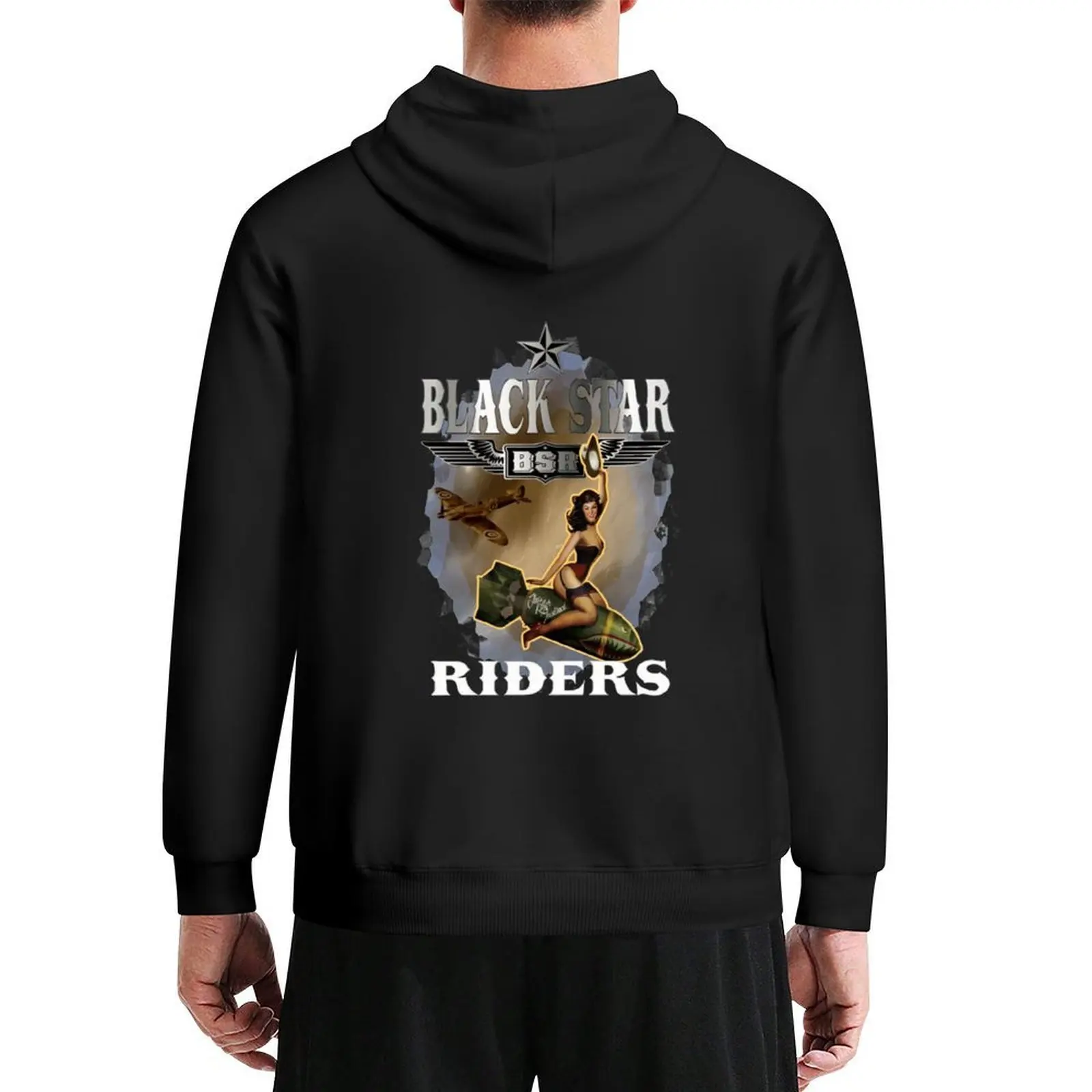 

Black Star Riders Hoodie korean autumn clothes men's winter sweater men's coat men's sweat-shirt set men hoodie