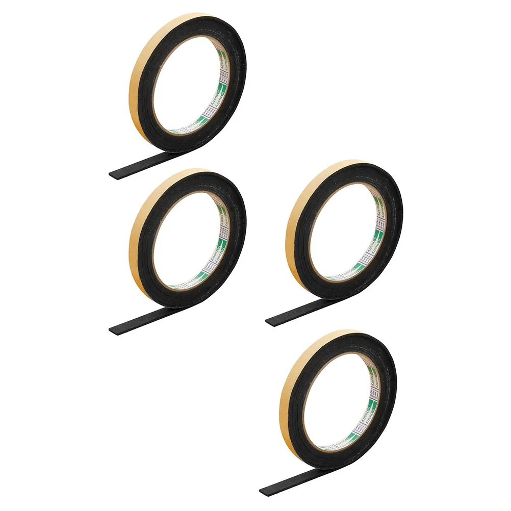 

4 Rolls Sealing Strip Waterproof Stickers Kitchen Wall Caulk Strips for Bathroom Self-adhesive Tape Eva Sponge Countertop